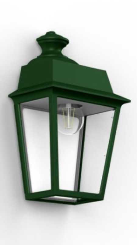 grüne Außenwandlampe